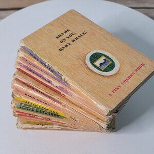 Vintage A Tiny Golden Book Set Of 10 With Animal Stories